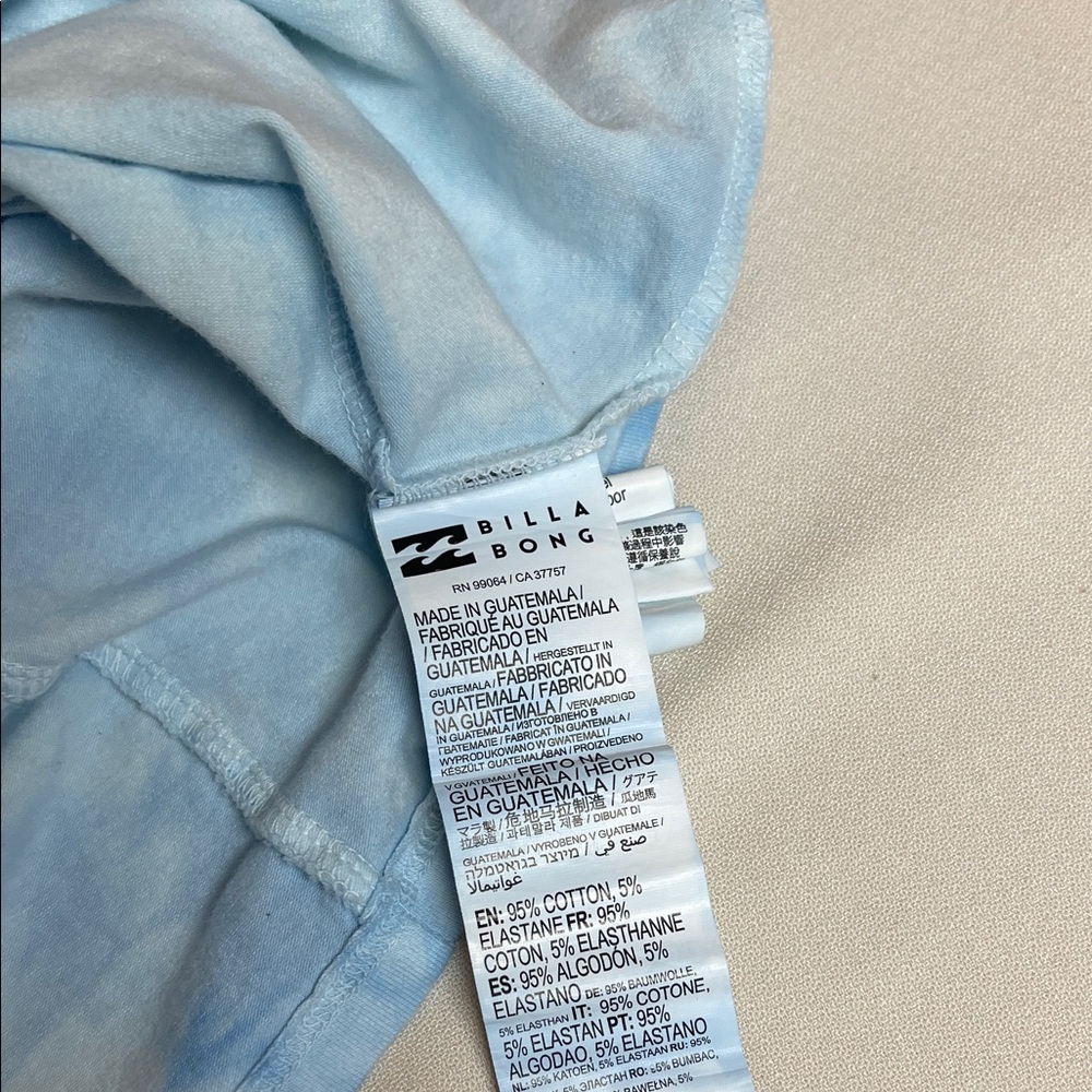 Billabong Light Blue Tie-Dye Halter Dress - Picture 11 of 13